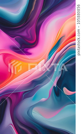 Abstract background with fluid gradient color flow 105880856