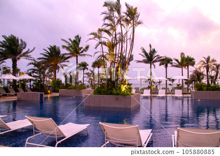 石垣島度假酒店的夜景 105880885