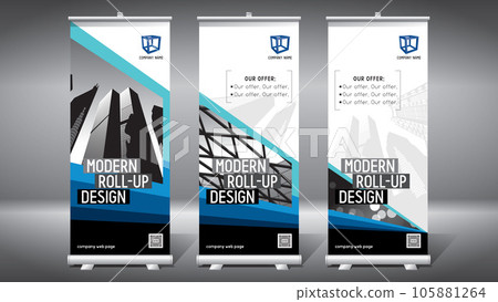 Roll-up template, design (85x200 cm) Roll-up template, design (85x200 cm) 105881264
