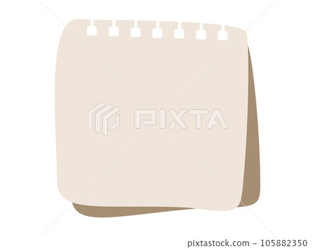 Paper scrap, Ripped page piece. Torn note paper page, Vector illustration Paper scrap, Ripped page piece. Torn note paper page, Vector illustration 105882350