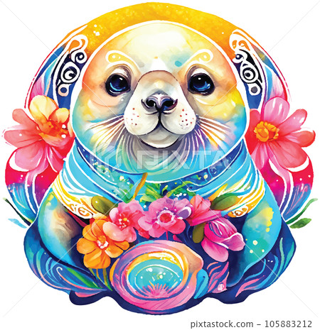 caribbean monk full body watercolor clipart caribbean monk full body watercolor clipart 105883212