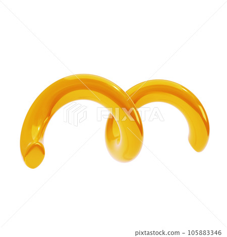 3d holographic abstract golden spiral shape. Gold glossy geometric primitives isolated with clipping path. Iridescent trendy design 3d holographic abstract golden spiral shape. Gold glossy geometric primitives isolated with clipping path. Iridescent trendy design 105883346