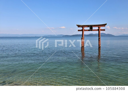 [包含視頻]白須神社/鳥居（滋賀縣高島市） 105884308