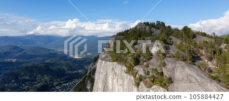 Mountain Landscape in Canadian Nature. Chief Mountain in Squamish, BC, Canada 105884427