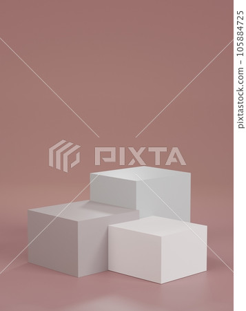 background, 3d, pedestal 105884725