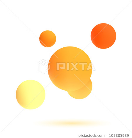 3d abstract blobs set. 3d abstract blobs set. 105885989