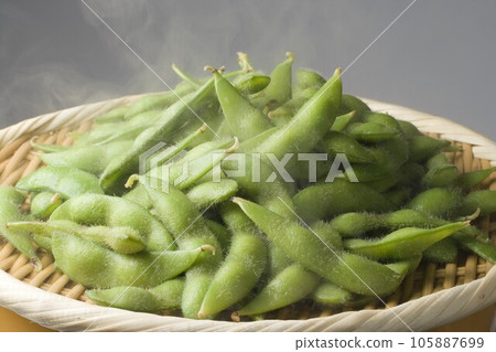 Boiled soybeans Boiled soybeans 105887699