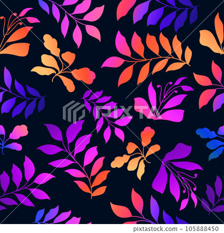 Seamless Floral Pattern Pattern Wrapping Paper Stock Illustration