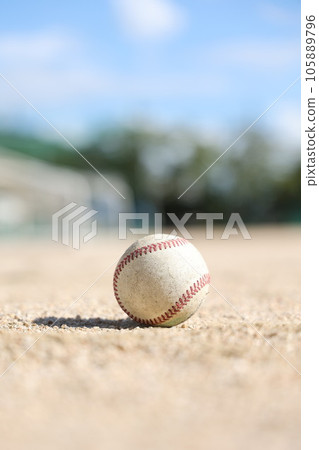 ball on the ground 105889796