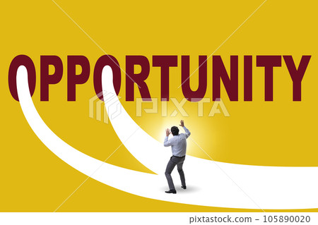 Opportunity concept with business people Opportunity concept with business people 105890020