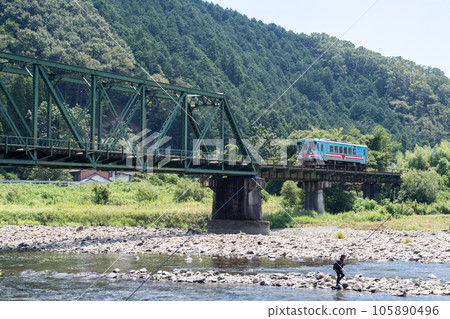 [Tarumi Railway] Train Across the Neo River 105890496