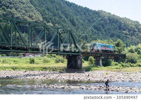 [Tarumi Railway] Train Across the Neo River 105890497