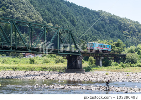[Tarumi Railway] Train Across the Neo River 105890498