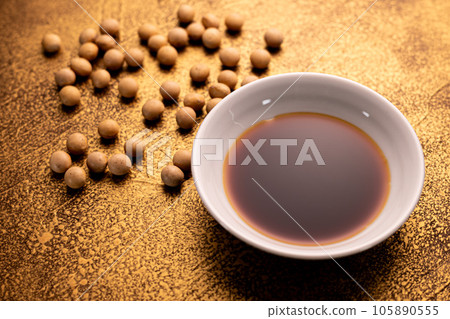 Soy sauce and soy 105890555
