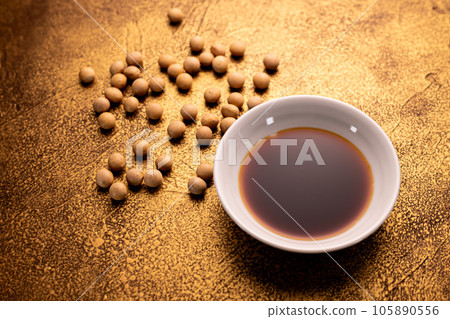 Soy sauce and soy Soy sauce and soy 105890556
