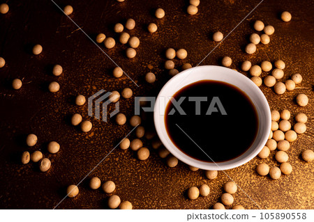 Soy sauce and soy Soy sauce and soy 105890558
