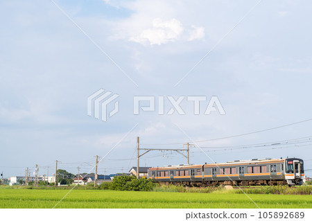 [關西本線] 穿越鄉村的快速列車三重 105892689