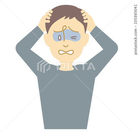 嚴重頭痛的男人 嚴重頭痛的男人 105893041