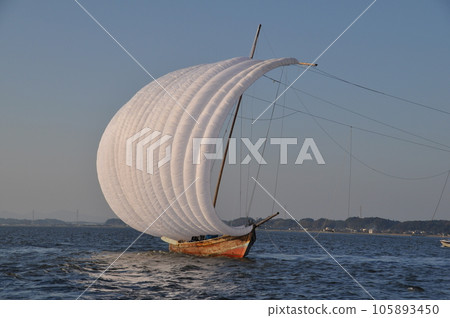 Lake Kasumigaura sightseeing sailboat Lake Kasumigaura sightseeing sailboat 105893450
