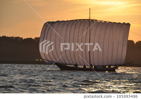 Lake Kasumigaura sightseeing sailboat Lake Kasumigaura sightseeing sailboat 105893486