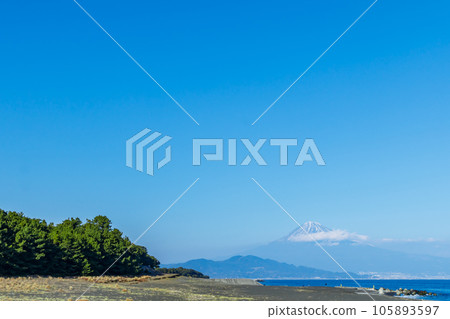 【靜岡風景】三保松原和富士山 105893597