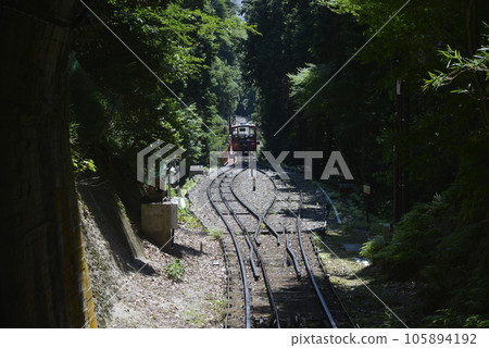 滋賀縣大津市比叡山延歷寺坂本纜車 105894192