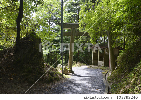 Enryakuji Temple on Mt. Hiei Mudojidani Torii Gate Sakamoto, Otsu City, Shiga Prefecture Enryakuji Temple on Mt. Hiei Mudojidani Torii Gate Sakamoto, Otsu City, Shiga Prefecture 105895240