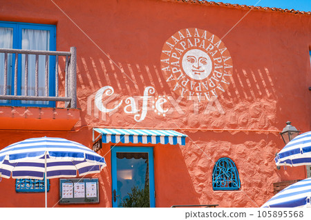 Shima Mediterranean Village in sunny summer 105895568