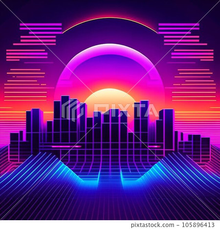 graph grid background 105896413