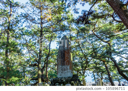 [靜岡風景] 三保之松原（新產經碑） 105896711
