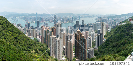 從太平山看香港 105897841