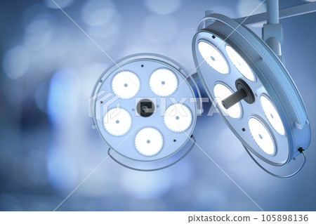 Surgery lights or medical lamps 105898136