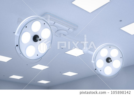 Surgery lights or medical lamps 105898142