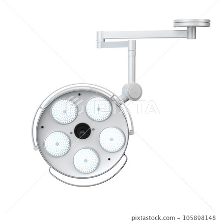 Surgery lights or medical lamps isolated on white Surgery lights or medical lamps isolated on white 105898148
