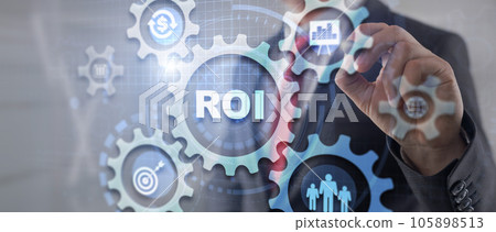 ROI Return on Investment Finance Internet Business Technology Concept ROI Return on Investment Finance Internet Business Technology Concept 105898513