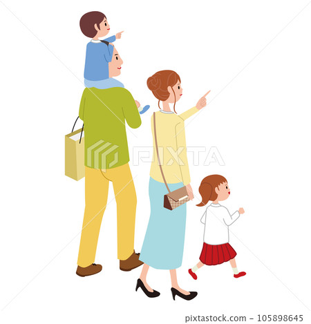 等距家庭從後面出去 105898645