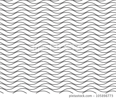 Abstract background with black wave lines on a white background Abstract background with black wave lines on a white background 105898773