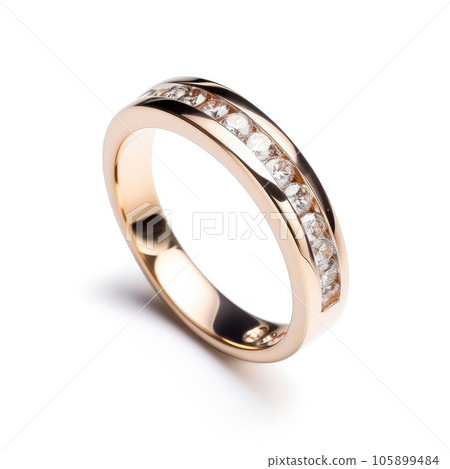 beautiful ring design. wedding engagement rings with diamonds on isolate white beautiful ring design. wedding engagement rings with diamonds on isolate white 105899484