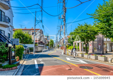 Urban scenery of Ota Ward, Tokyo Tamagawa Station Urban scenery of Ota Ward, Tokyo Tamagawa Station 105899945