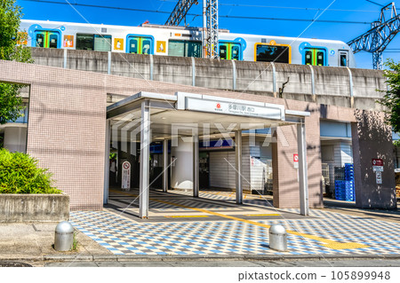 東京大田區、玉川站的都市風景 東京大田區、玉川站的都市風景 105899948