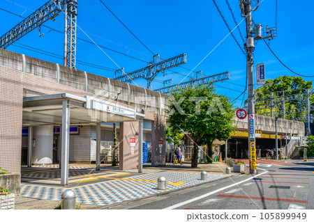 東京大田區、玉川站的都市風景 東京大田區、玉川站的都市風景 105899949