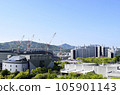廣島市鳥瞰圖（新體育場建設中） 105901143