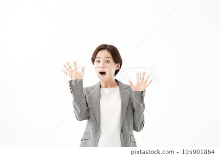 Surprised surprised female business Surprised surprised female business 105901864