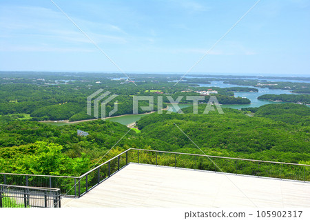 Ise-Shima, Mie: The view from the Yokoyama observatory 105902317
