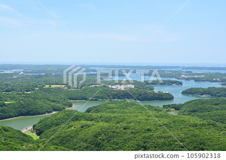 Ise-Shima, Mie: The view from the Yokoyama observatory 105902318