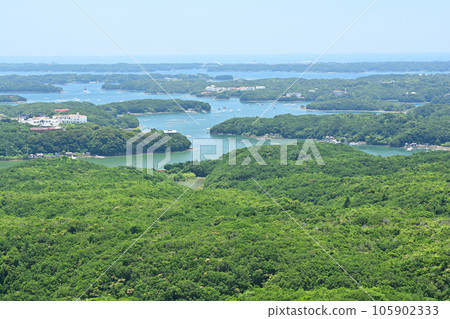 Ise-Shima, Mie: The view from the Yokoyama observatory Ise-Shima, Mie: The view from the Yokoyama observatory 105902333