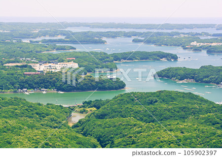 Ise-Shima, Mie: The view from the Yokoyama observatory 105902397