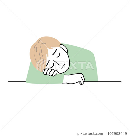 A tired male 105902449