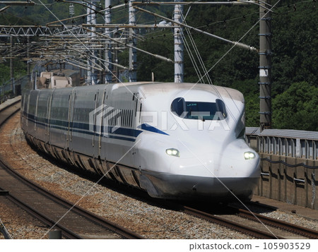 大津隧道新幹線 N700S J36 編隊 105903529