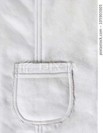 Vertical backdrop with pocket on suede texture of ivory color. Template background for scrapbooking design, decoration with suede leather and pocket of light beige color Vertical backdrop with pocket on suede texture of ivory color. Template background for scrapbooking design, decoration with suede leather and pocket of light beige color 105903805